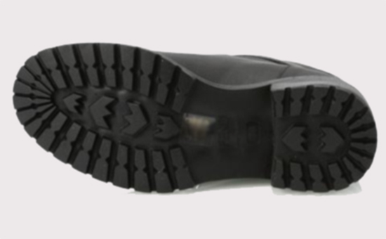 Tire reclaimed rubber production black sole formula