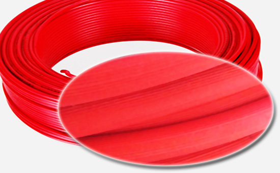 Where does "red" from recycled rubber products come from?
