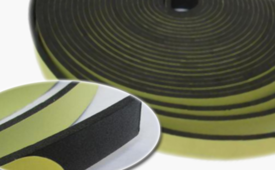 High-strength butyl reclaimed rubber production single-sided sealing tape