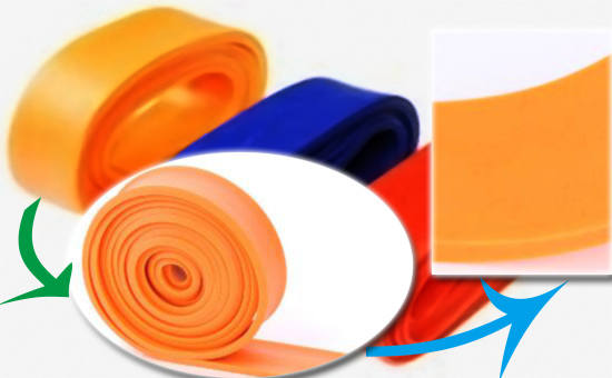 Pure latex reclaimed rubber production of color tension band