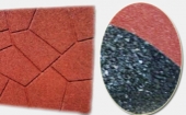 轮胎胶粉生产橡胶地砖的几种形式