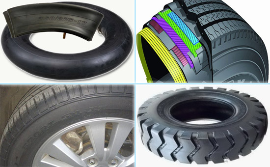 Application of butyl reclaimed rubber in four types of tires