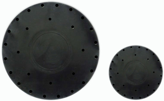 Oil-resistant diaphragm using nitrile reclaimed rubber