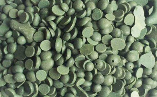 Do you need a peptizer during the processing of recycled rubber products?