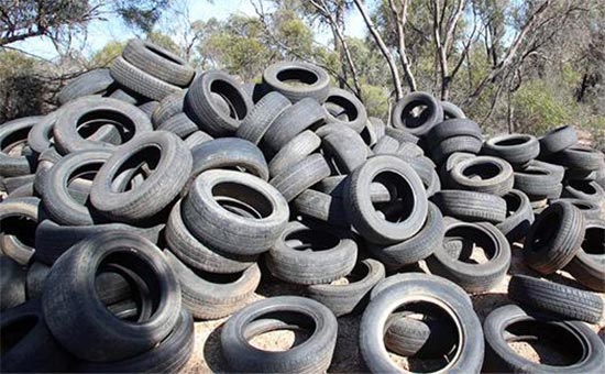 Application of recycled rubber resources in tire tread rubber