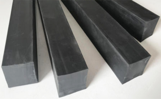 Which rubber can EPDM rubber be used in conjunction with the production of solid sealing strips?