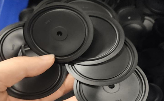 Ultra-fine tire reclaimed rubber to produce rubber diaphragm