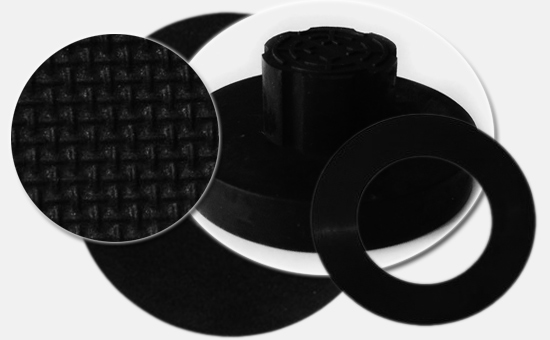 Heat-resistant gaskets use chlorinated butyl recycled rubber to reduce costs