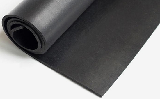 Extensive use of reclaimed tire rubber to prepare low rubber content rubber sheet formulation