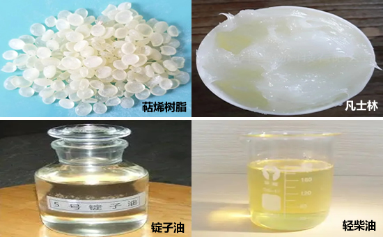 softening adjuvants of toe covering glue for colored cloth rubber shoes