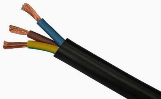 Rubber wire and cable sheath