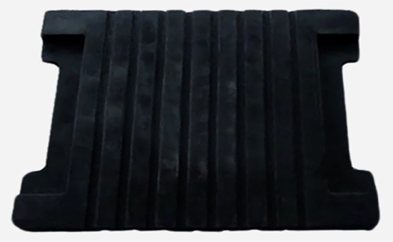 Oil resistant damping rail pad