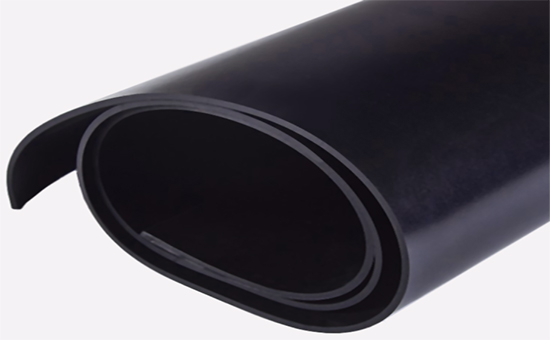 Three types of common rubber plates mixed with tire recycled rubber vulcanization formula