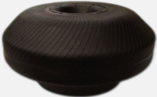 Butyl rubber vulcanized capsules