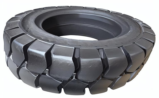 Ethylene propylene diene recycled rubber is used for the vulcanization formula and advantages of forklift solid tires