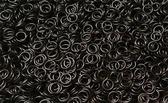 Recycled rubber o-rings