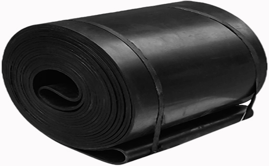 Heat-resistant butyl rubber conveyor belt