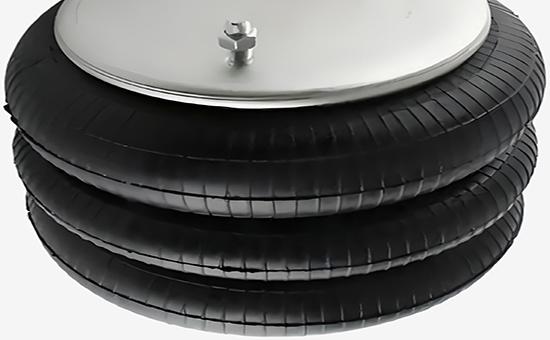 Application skills and vulcanization formula of rubber powder in each rubber layer of rubber air spring