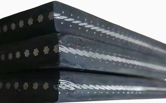 The steel wire rope core conveyor belt uses sub-brand natural rubber to reduce costs