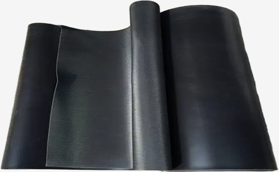 Reclaimed rubber waterproofing membrane