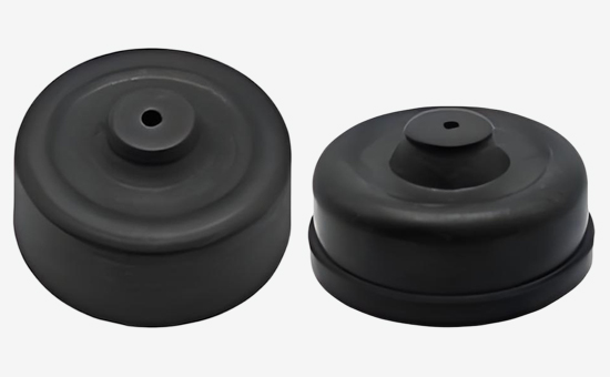 Pump with rubber bowl