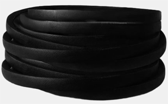 Ordinary rubber V-belt compression layer glue mixed with reclaimed rubber vulcanization formula and design points