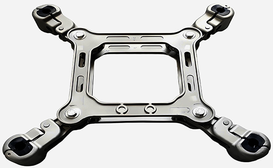 High temperature resistant damping spacer rod