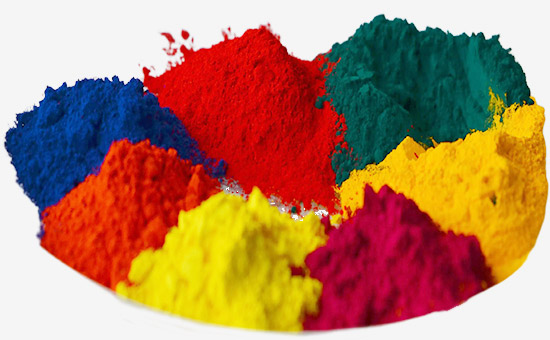 Colored rubber pigments