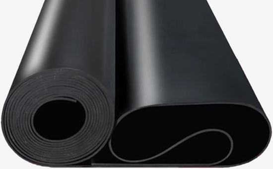 Heat-resistant rubber sheets mixed with recycled rubber reduce costs