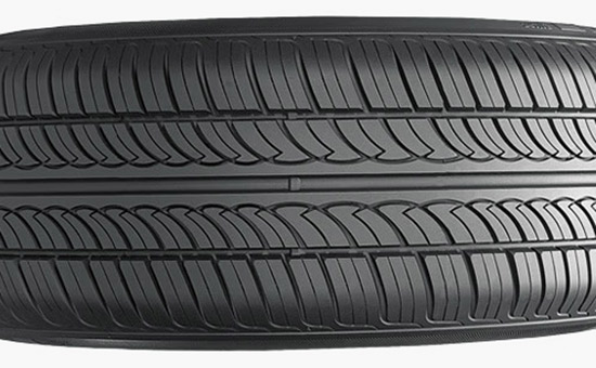 Recycled rubber is mixed with car tires