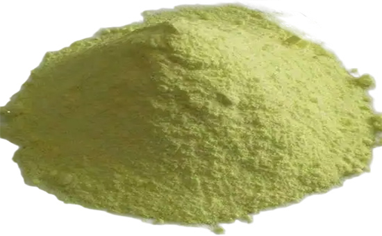 Sulfur is used for recycled rubber
