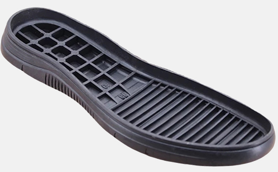 Styrene-butadiene rubber reduces the cost of rubber shoe soles.