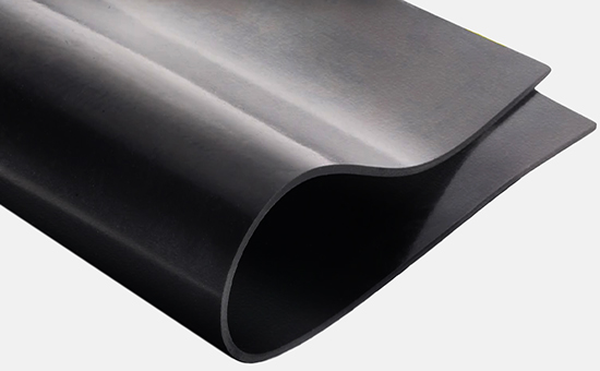 Black natural rubber sheet