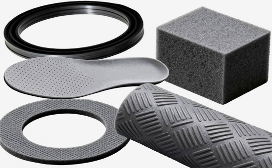 乳胶再生胶生产海绵橡胶制品