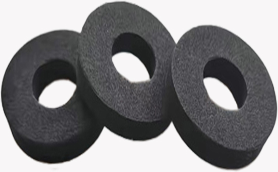 Sponge rubber gasket