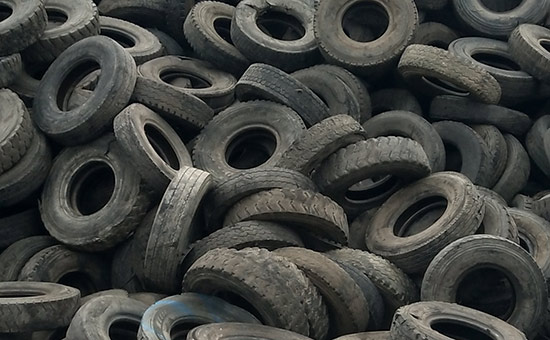 Waste tire