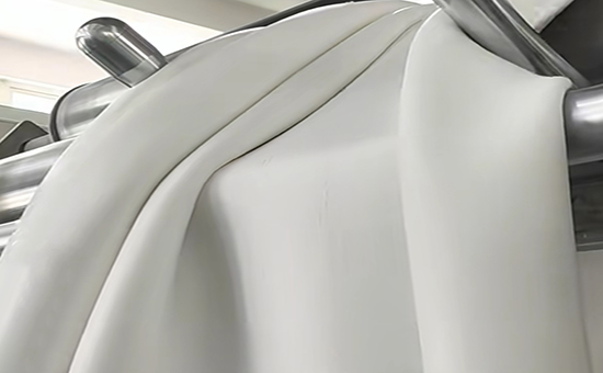 White compounded rubber