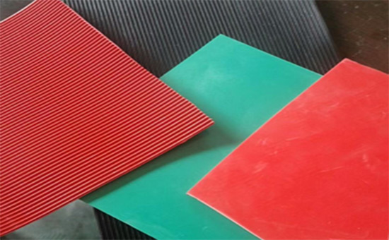 Colorful rubber mat