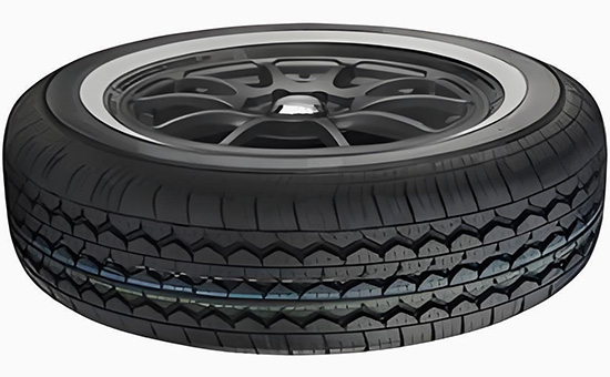 The tread rubber of load-bearing tires mixed with reclaimed tire rubber