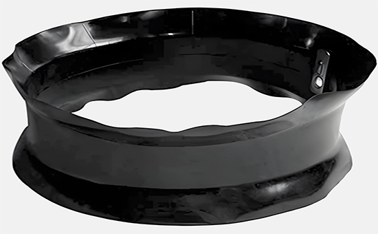 Tire pads use a large amount of reclaimed rubber