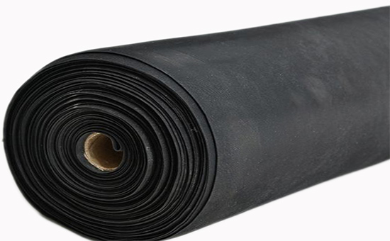 Waterproof membranes made from recycled tire rubber