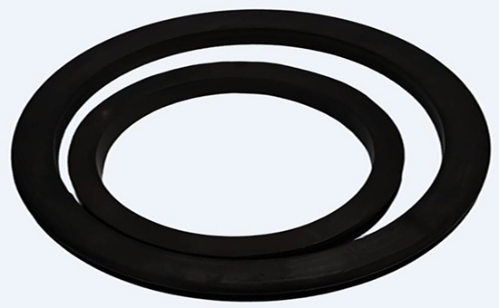 Rubber sealing gasket mixed with EPDM recycled rubber