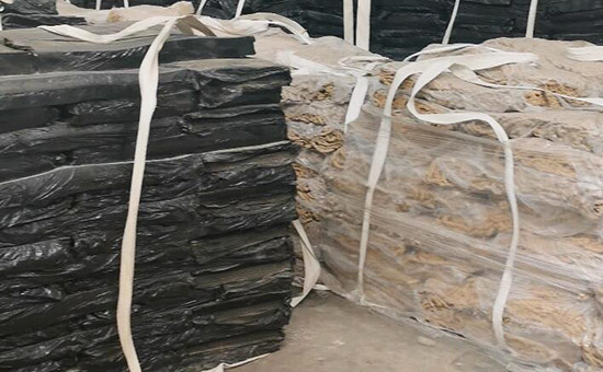 Reclaimed rubber storage