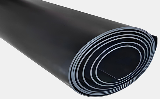 Oil-resistant rubber sheets mixed with reclaimed nitrile rubber to cut costs