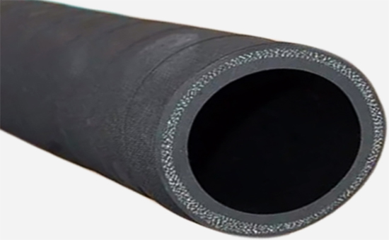 Natural rubber hoses mixed with tire rubber powder