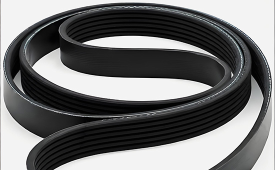 Using recycled rubber in washing machine V-belts to cut costs