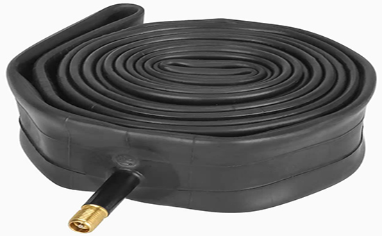 Bicycle inner tube mixed with isoprene recycled rubber