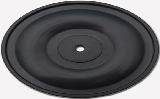 Rubber diaphragm made from regenerated nitrile rubber