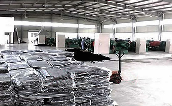 Hongyun production of reclaimed rubber workshop